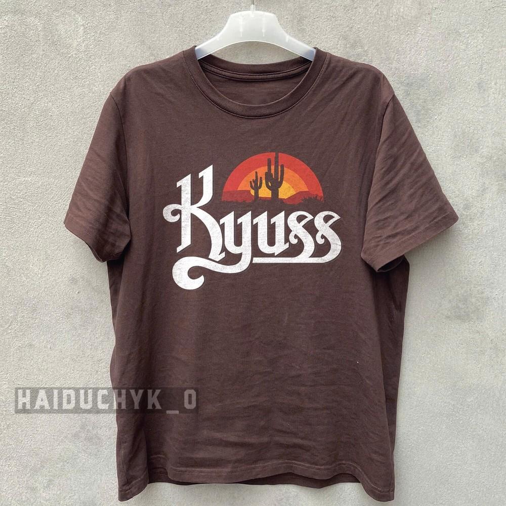 Kyuss Rock Metal Sons Of Stoner Hard Retro Unisex Russet T-shirt Size S-5XL Unisex T-Shirt