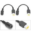 2Pcs Power Converter Cable Adapter 5.5x2.1mm Round to 7.9x5.5mm Square for Lenovo ThinkPad X1/X240/G405