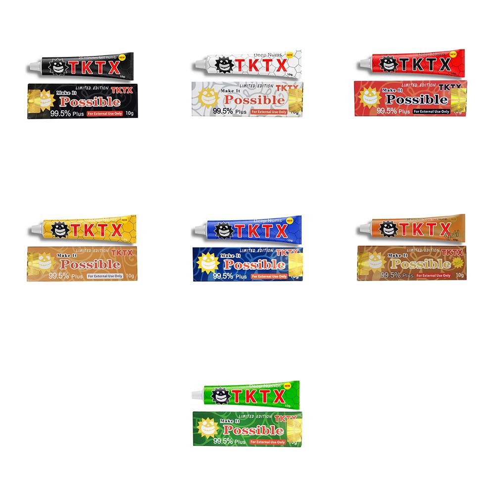 5шт TKTX 10г крем для татуировок 99,5% плюс обезболивание для боди-арта