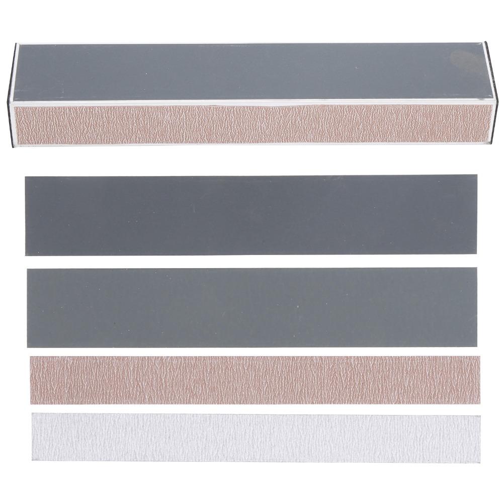 Aluminum alloy + sandpaper Fret Leveling Beam Sand‑toned Fret Leveling Bar For Guitar Repair