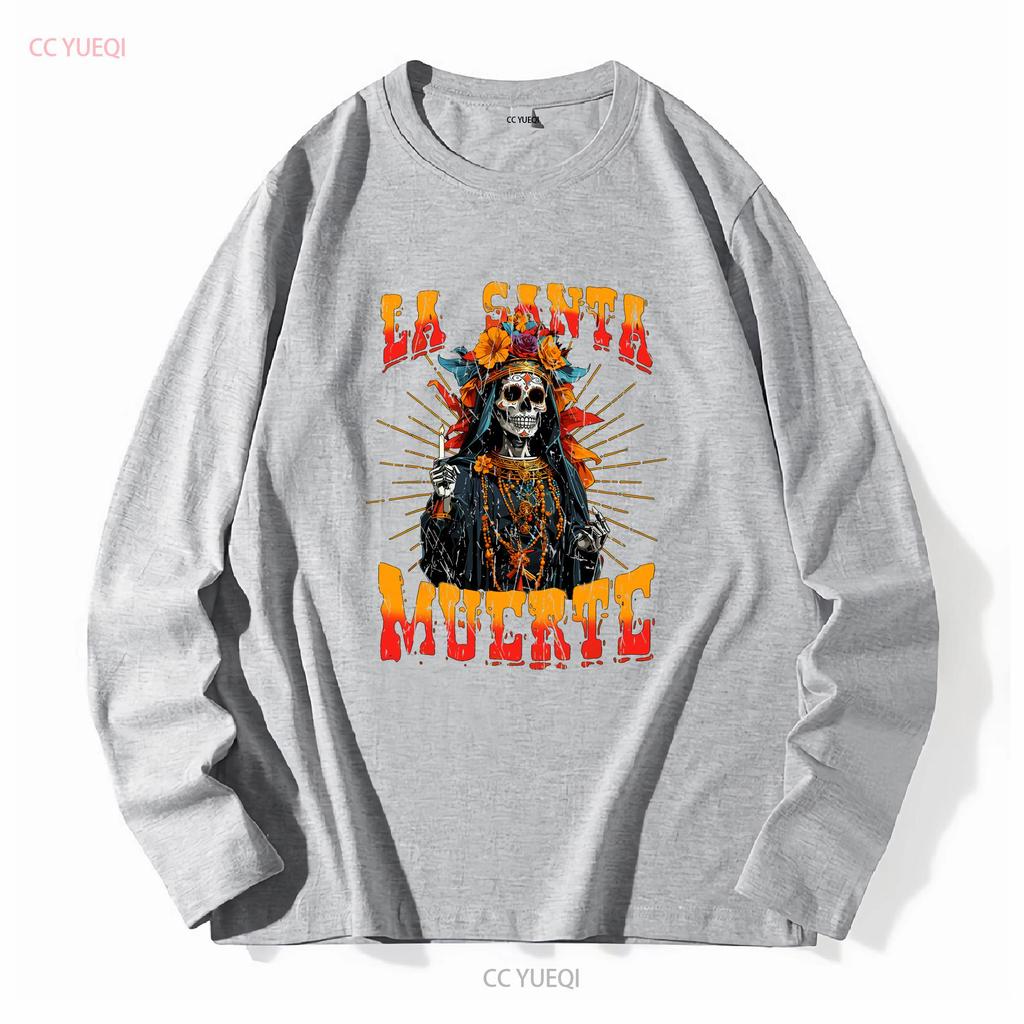 НОВЫЙ ОГРАНИЧЕННЫЙ La Santa Muerte Сахарный Череп Катрина Пять Мая Футболка S 5XL винтажный Стираный Удобный Стильный уличный стиль Мягкий