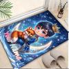 1PC Custom Name "Royal Fox Adventure Night" Theme Floor Mat Ideal for Living Room, Game Rooms, Office, Bedroom,Floor Mat Playful Design