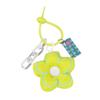 Cloth Flower Bag Pendant Acrylic Chain Floral Lanyard Creative Fresh Backpack Decoration  Children