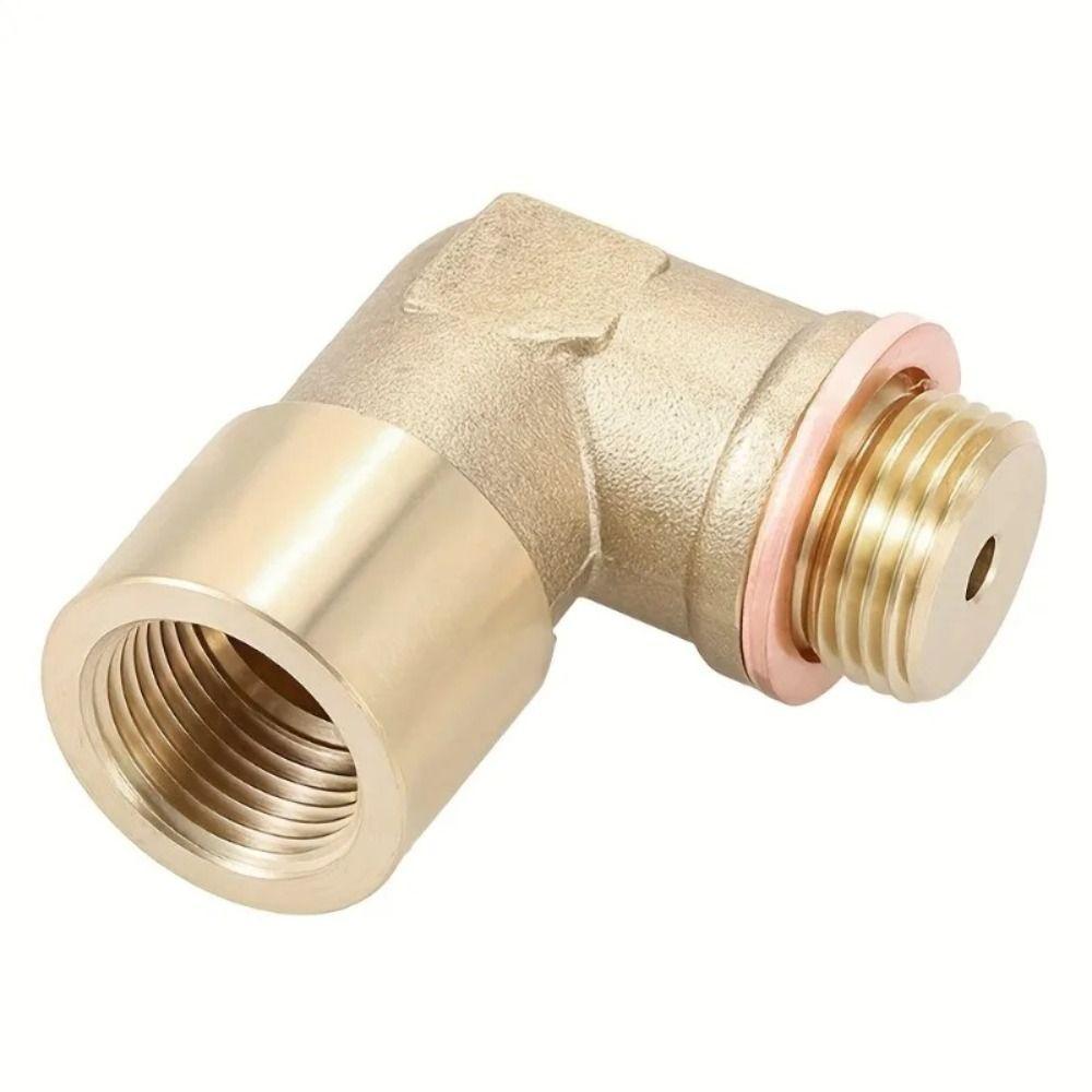 M18 X 1.5 Brass Fitting Brass Material 90 Degree Sensor Adapter Engine Maintenance