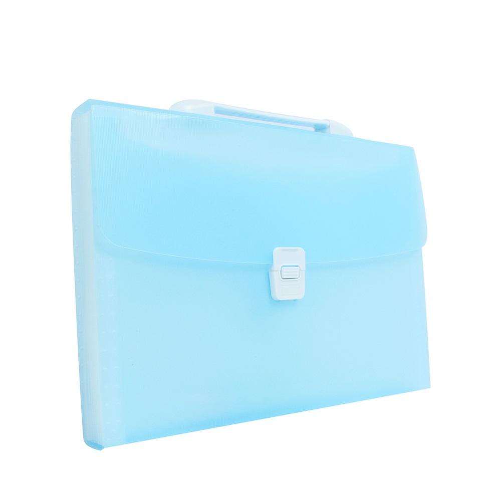 A4 Multi-Layer Folder File Bag Candy Color Five Grid Organ Bags Large Capacity Korean Simple Office School Supplies Stationery
