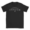Unisex WoUnisex TShirt Artemis II Launch to The Moon Awesome Pure Cotton Tee Shirt Short Sleeve T Shirt Round Collar Clothes Gift
