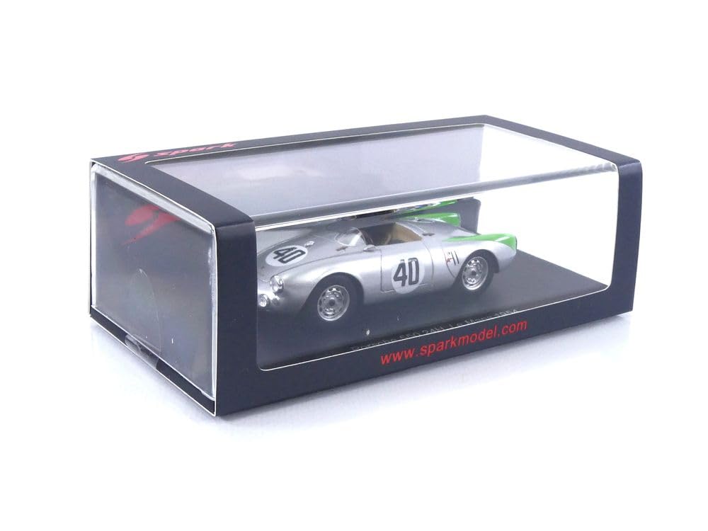 Spark Porsche 550 1954 24 часа Ле-Мана Глёклер 1/43 #40 Р.в. Франкенберг/Х.