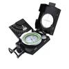 Professional Metal Multifunctional Compass Outdoor Travel Adventure Ruler Level Inclinometer Glow-in-the Dark Magnifying Glass