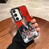 America TV The Sopranos Phone Case For Samsung Galaxy S24 S23 S22 S21 S20 Note20 Ultra Plus Fe colored silver Cover