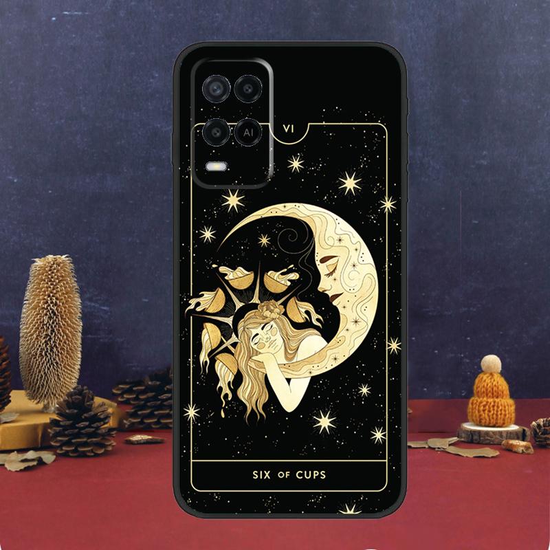 Witches Moon Tarot Mystery Totem For OPPO A58 A78 A98 A15 A16 A17 A76 A96 A77 A52 A72 A5 A9 A79 A94 A74 A57S A53S A54S Case