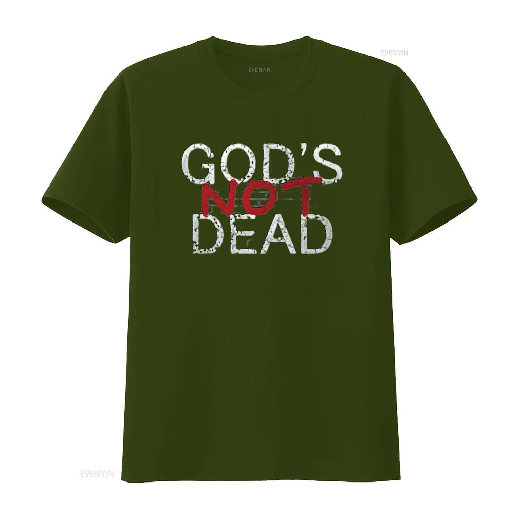 Mens God S Not Dead T Shirt Black 2X Large vintage Washed Top For Everyday Wear Versatile Comfortable homme graphic Stylish