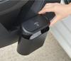 Автомобильный мусорный бак подвесной Мини для автомобиля Организация мусора с крышкой Многофункциональный складной Автомобильный ящик для хранения мусора Автомобильные принадлежности