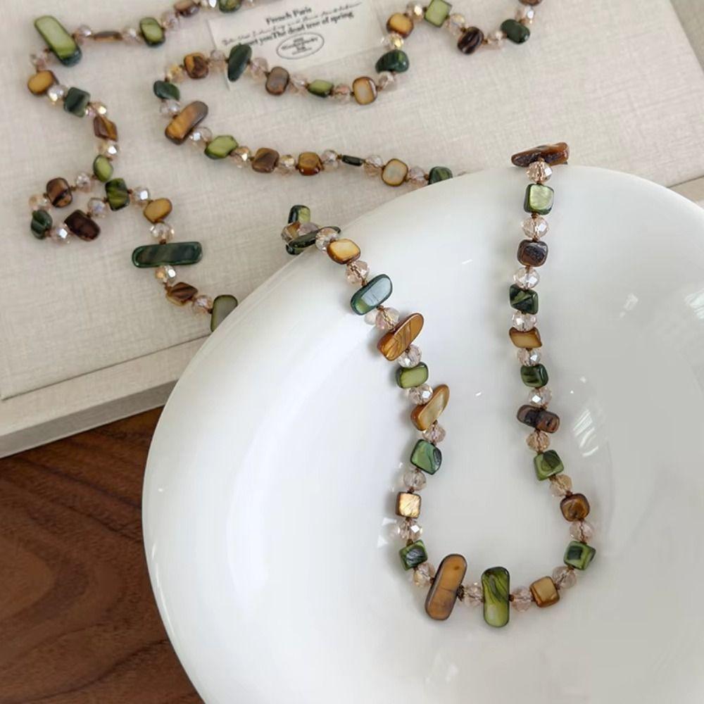 Креативное богемное ожерелье-подвеска, ретро двухслойное ожерелье, винтажная длинная цепочка-свитер, женское