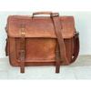 Vintage Leather Perfect Fit Laptop Messenger Bag Shoulder Satchel 16" New Men's