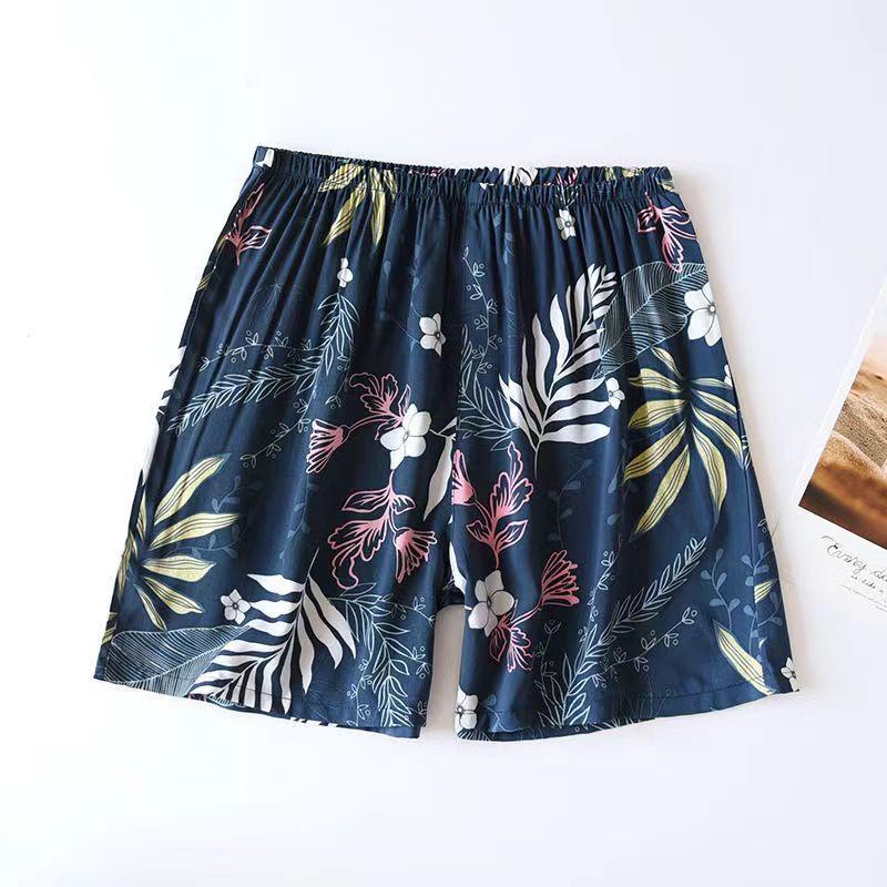 2023 Весна/Лето Женские Повседневные Хлопково-Вискозные Пляжные Шорты - Не Выцветающие, Универсальный Дизайн Длиной До Колена для Дома или Улицы.