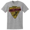 Retro Travel Tee T Shirt Flint Michigan Rollercade Roller Rink Skates Arrowhead
