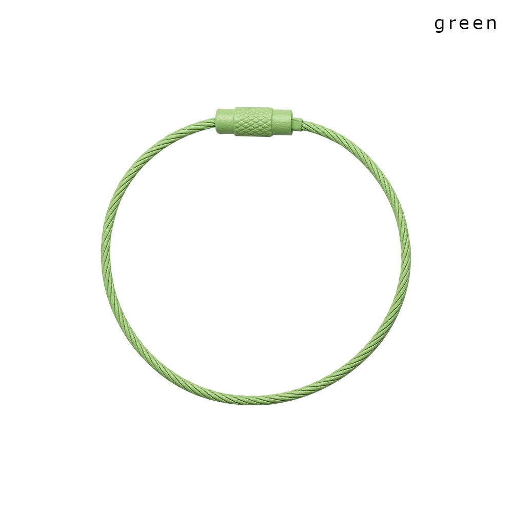 10 шт. 1,5*150 мм Держатель Петля Круглый На Открытом Воздухе Лагерь Кабель Проволока Брелок Веревка EDC Брелок Винтовой Замок