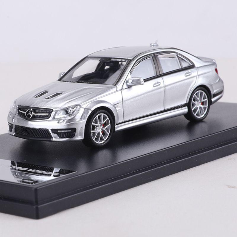 AATP1 Литой KING MODEL 1:Модель автомобиля Benz C63 AMG W204 из сплава, масштаб 64