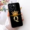 For Motorola Edge 70 Fusion 2026 Crown Letter Phone Case For Motorola Edge70 Fusion 5G XT2605 Black Silicone Soft Cases Bumpers