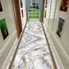 European Style Luxury Long Corridor Carpet Decoration Home Hall Runner Aisle Rugs Hotel Stair Passageway Non-slip Washable Mat