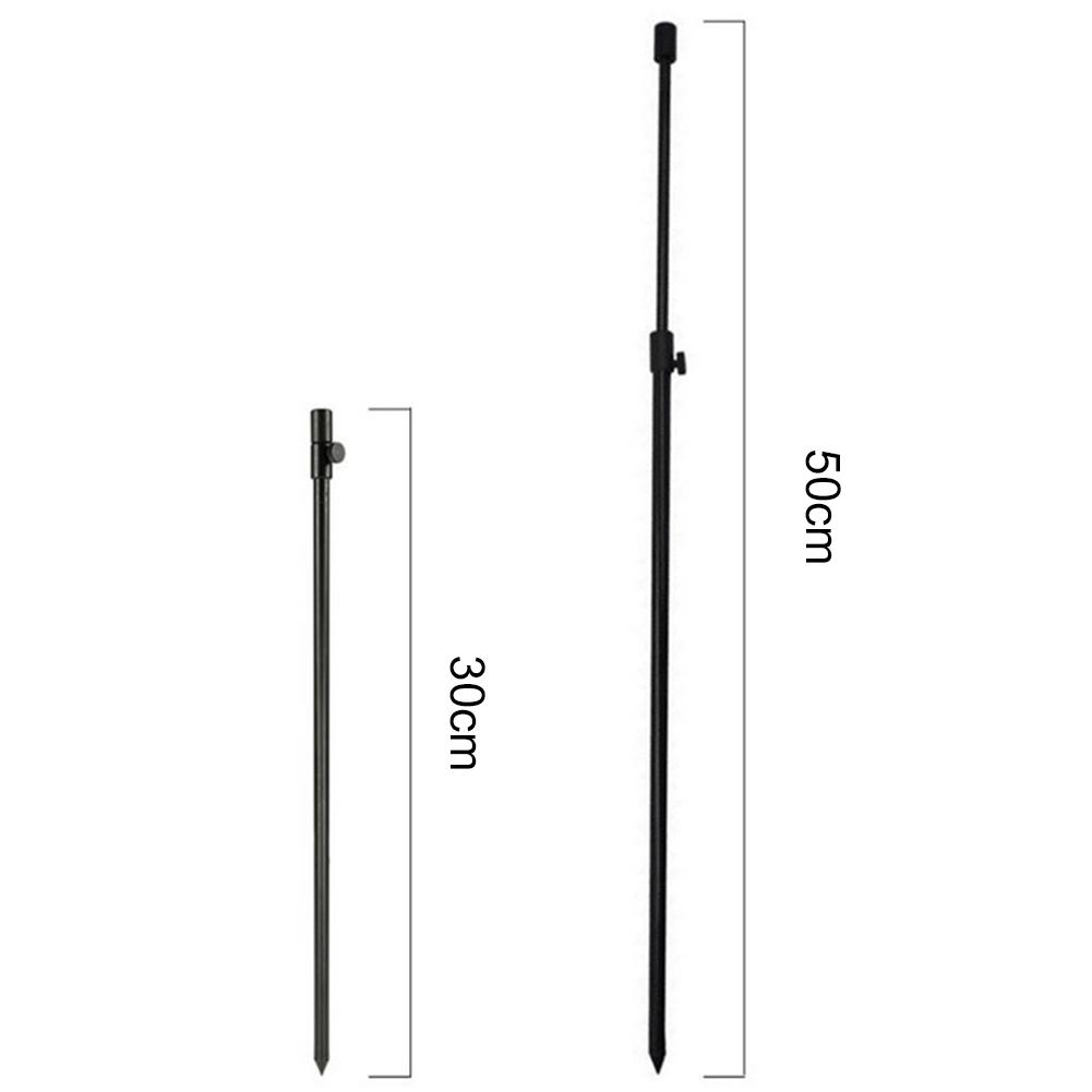 Fishing Bank Stick Multi-function Fishing Bank Stick Adjustable Aluminum Bankstick for Bite Alarm Fishing Tool