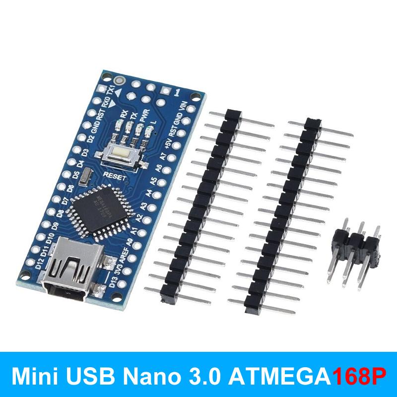 TZT Nano С загрузчиком, совместимый контроллер Nano 3.0 для arduino CH340 USB-драйвер 16 МГц Nano v3.0 ATMEGA328P/168P