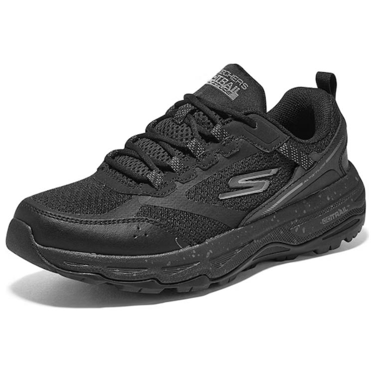 Skechers Повседневные удобные универсальные прочные дышащие низкие кроссовки для бега женские кроссовки Черные 129525-BBK