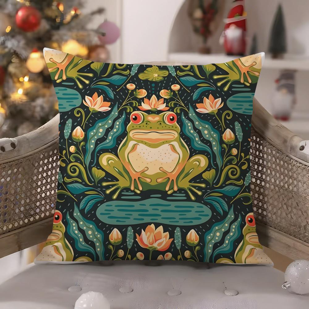 Natural floral colors animal prints Pillow Case Comfort Sofa Bed Silky elegant Invisible zipper Decorative cushion cover