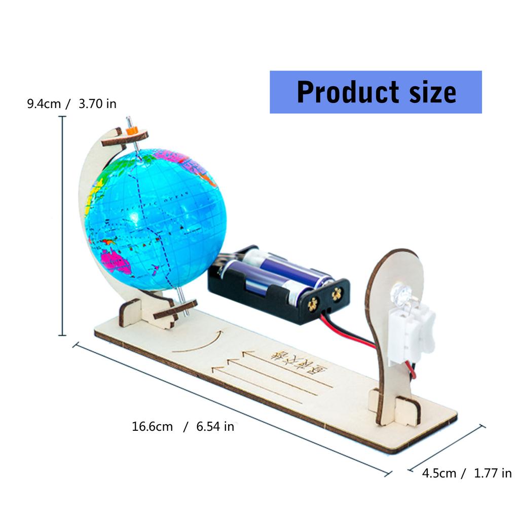Демонстрационная модель смены дня и ночи Наборы для научных экспериментов Учебные пособия по физике Игрушки STEM Наборы для экспериментов