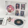 Подставка-рамка для демонстрации CD-диска, держатель для постера, прозрачная акриловая фоторамка, протектор для открыток с айдолами, альбом, декор для дома, комнаты