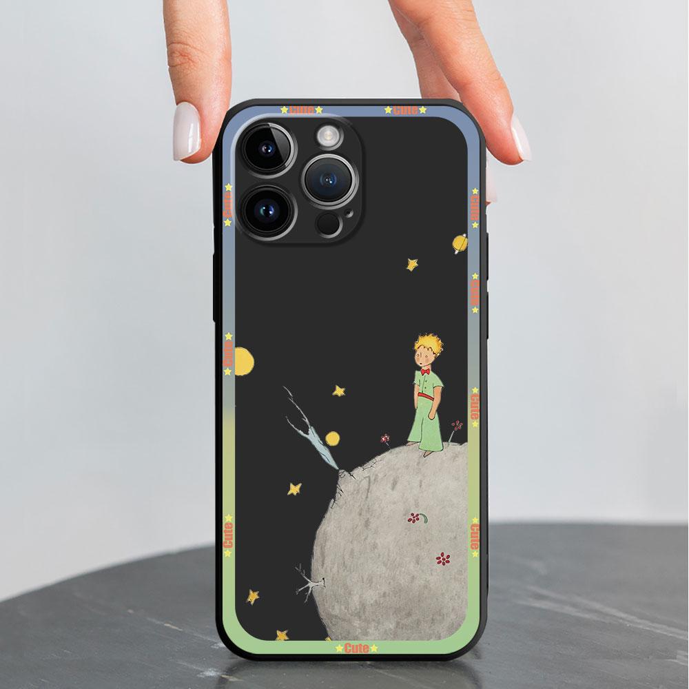 Silicone Phone Case For Apple Iphone 11 8 Plus 7 6s 14 Pro Max 13 Pro 12 Mini Se Xs X Xr Capa Cases The Little Prince Fox Cover