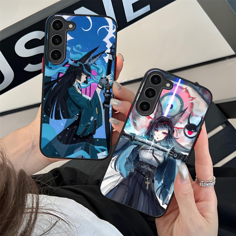 Чехол для телефона Zenless Zone Zero Hoshimi Miyabi для Samsung Galaxy S25 S24 S23 S22 S21 Plus FE Ultra Цветной Силиконовый Чехол Красивый