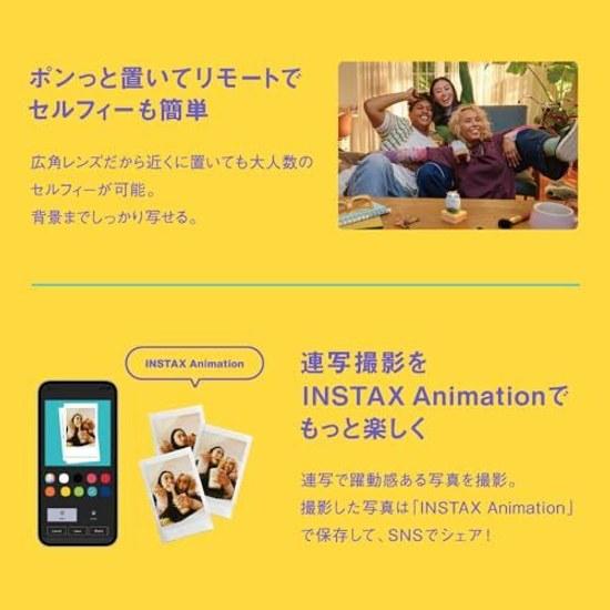 Fujifilm Handheld Size Camera Cheki INSTAX Pal Pistachio Green Wide Angle Lens Multi Format INS