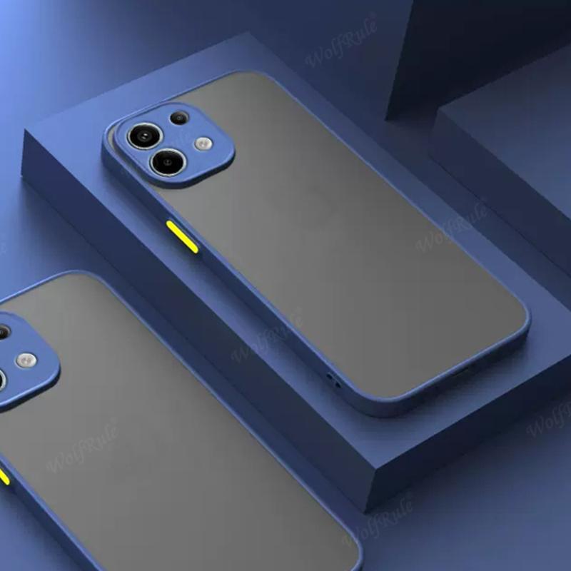 Чехол для Poco X6 5G Обложка Xiaomi Poco X6 Pro 5G Capas Новый Ударопрочный Бампер Задняя Панель Телефона Матовый Прозрачный Полупрозрачный Fundas Poco X6 5G