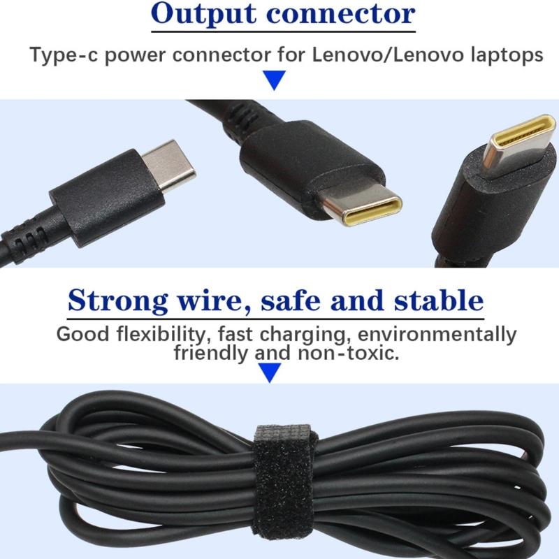 Зарядное устройство для ноутбука PD45W UsbC, адаптер питания для быстрой зарядки ноутбуков и телефонов с USBC