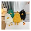 Duckling Backpack Cute Cartoon Boys And Girls Zipper Bag Nylon Versatile Printed