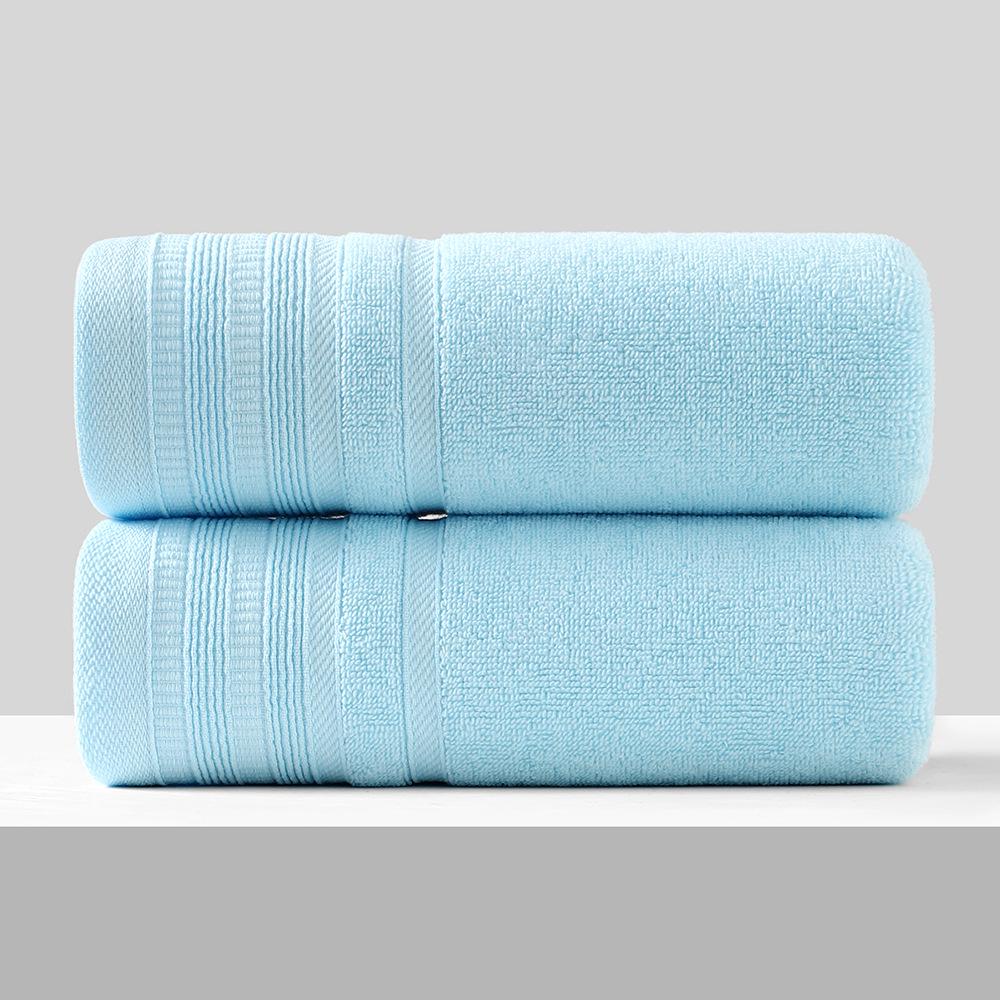 Гаоян Толстое Мягкое Водопоглощающее Полотенце из Чистого Хлопка, Однотонное, Взрослая Салфетка для Лица