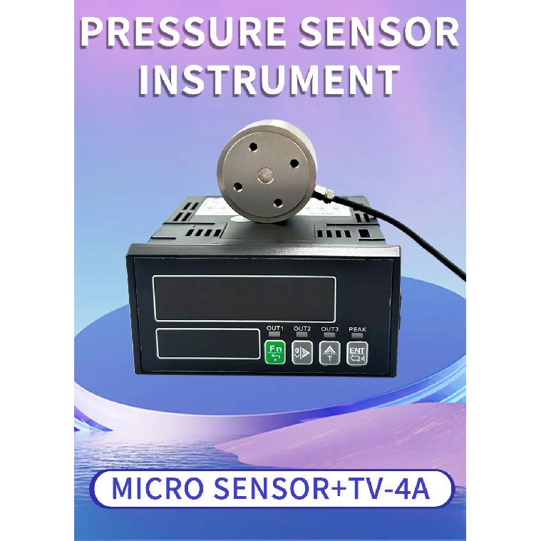 Micro-Column Type Load Cell and Indicator , Weight/Tension/Compression Force Sensor + Display Instrument for Weighing Scales