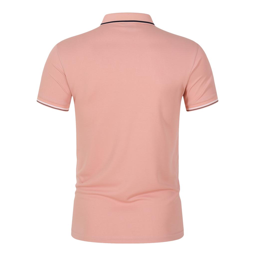 Camel Spring/Summer New Embroidered Polo Men's Breathable Top Quick Drying Polo Shirt Moisture Wicking Polo Shirt