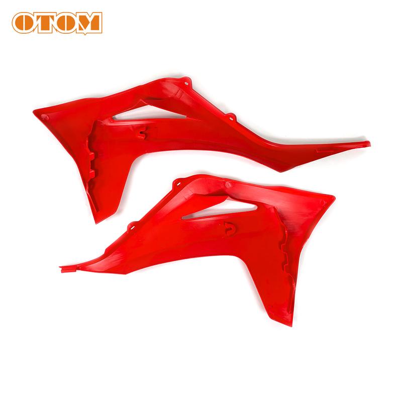 OTOM Motorcycle Front Radiator Shrouds Cover Plastic Oil Side Panel Fuel Tank Guard For GASGAS EC EX MC MCF 125 250 300 450 Part