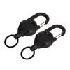 2шт выдвижной брелок для ключей противоугонная цепочка с пряжкой и эластичным шнуром