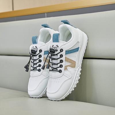 Женские белые кроссовки, дышащие, легкие, для занятий фитнесом и ходьбой, для девочек, без шнурков, повседневные, для студентов, для занятий теннисом