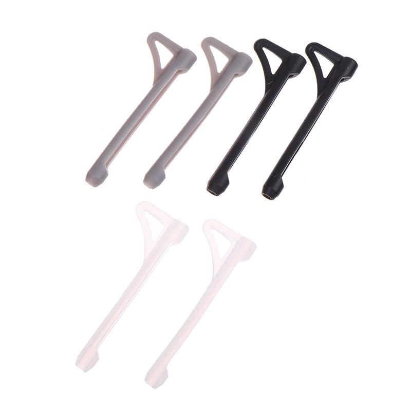 2 Pairs Glasses Accessories Invisible Ear Hooks Tip Eyeglasses Grip Anti Slip Temple Holder Silicone Cover