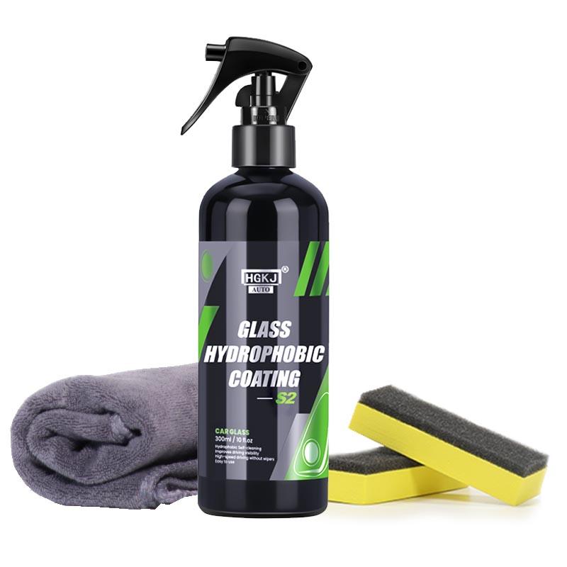 Водоотталкивающий спрей HGKJ 2, антидождевое покрытие для автомобильного стекла, гидрофобная противодождевая жидкая зеркальная маска для лобового стекла, авто