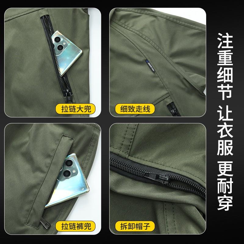 Mens Tactical Workwear Set Camo Cargo Suit Hiking Outdoor Durable Work Clothes