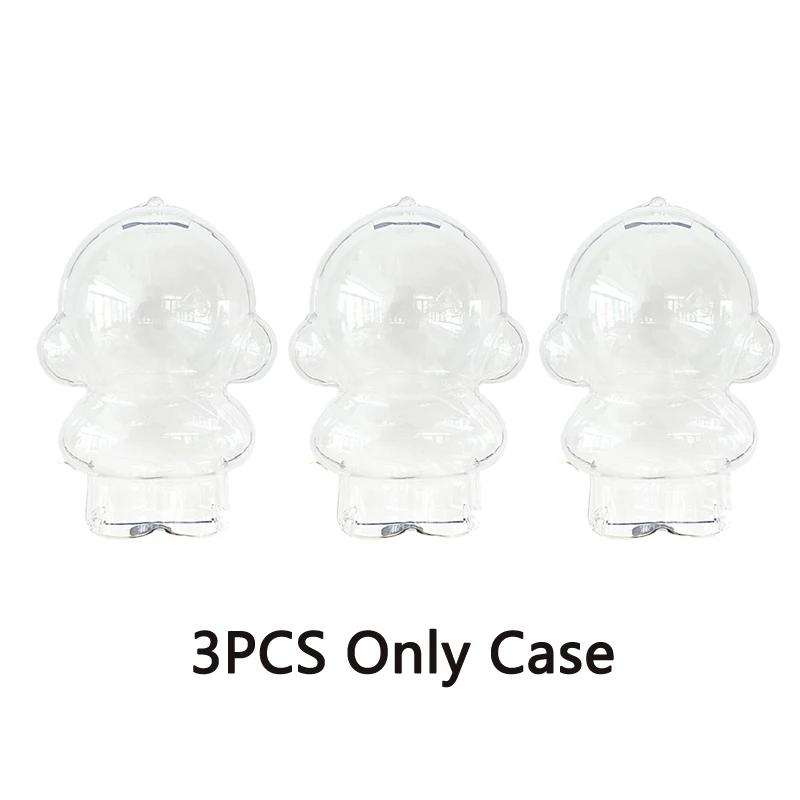 Non-Toxic Transparent Protective Case For Skull Panda Winter Movement For Sp Doll Portable Cable Organizer Box Storage Case