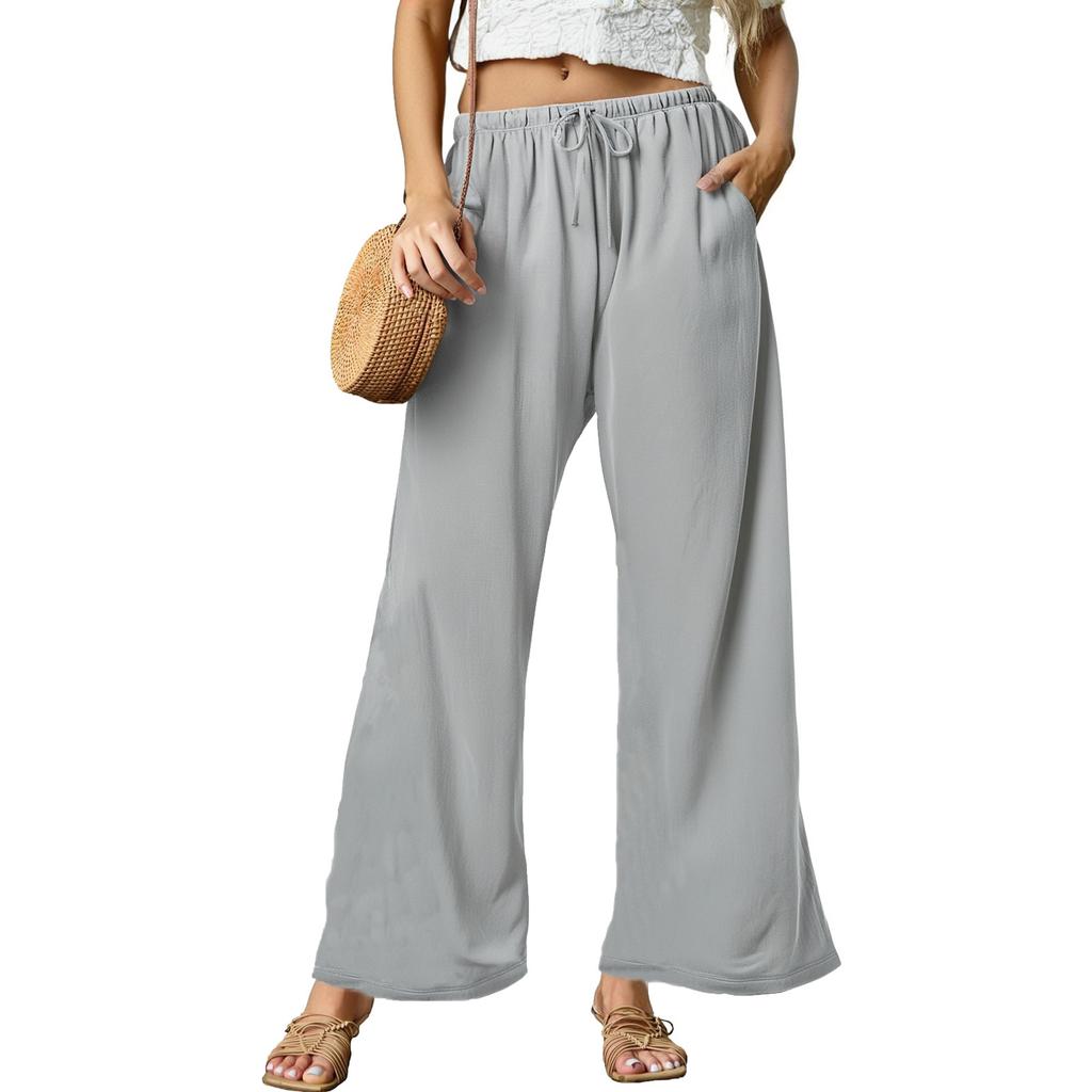 Women's Casual Fashion High Waist Comfortable Lace-up Trousers