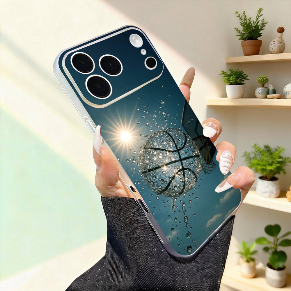 Баскетбольная площадка Баскетбольный чехол для телефона Для iPhone 17,16,15,14,13,12,11,Pro,Max,Plus,Mini,SE4,E Магнитный Для Magsafe Беспроводной