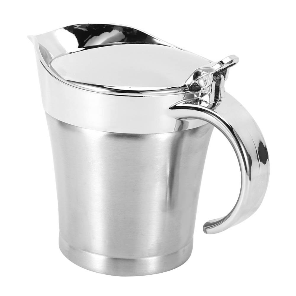 Narrow Leak-proof Spout Sauce Dispenser Double Wall Kitchen Tool Seasoning Vessel Home