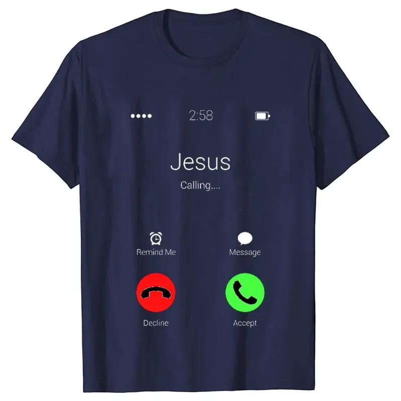 Jesus Print T-shirts Women Men T Shirt Casual Short Sleeve O Neck Tshirt Ladies Tees Harajuku Funny Tops Oversized Black Clothes